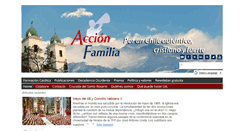 Desktop Screenshot of accionfamilia.org